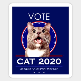 Vote Cat 2020! Because At This Point Why Not Magnet